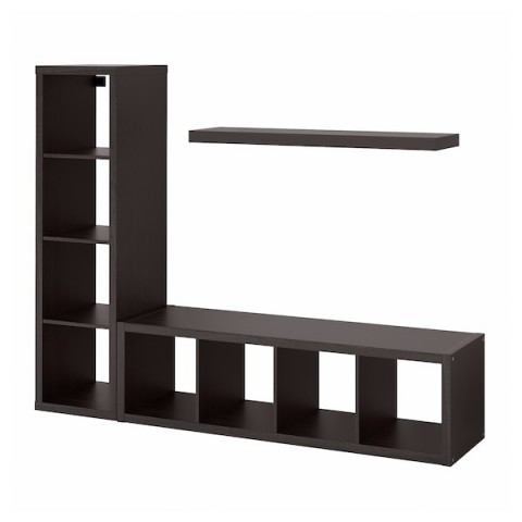 KALLAX LACK Storage combination with shelf