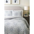 Comforters & Bedspreads| allen + roth Abberly Full/Queen 3 pc comforter set Light Gray Geometric Full/Queen Comforter (Cotton with Polyester Fill) - IM27600