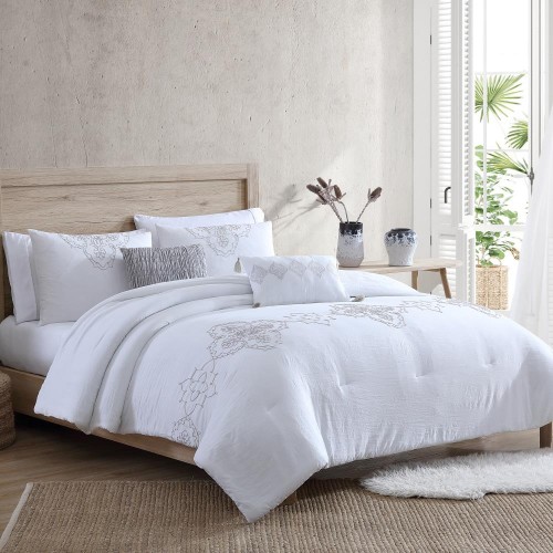 Comforters & Bedspreads| Amrapur Overseas Elia Reversible Queen Comforter (Microfiber with Polyester Fill) - XI96388