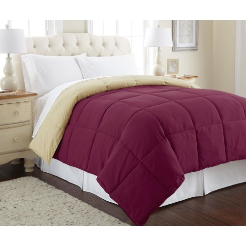 Comforters & Bedspreads| Amrapur Overseas Reversible down alternative comforter Multi Abstract Reversible Queen Comforter (Blend with Polyester Fill) - MG69498