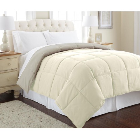Comforters & Bedspreads| Amrapur Overseas Reversible down alternative comforter Multi Abstract Reversible King Comforter (Blend with Polyester Fill) - IZ72098