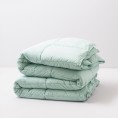 Comforters & Bedspreads| Cozy Essentials Seafoam Solid King Comforter (Microfiber with Down Alternative Fill) - KJ08088