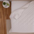 Comforters & Bedspreads| DOWNLITE INTELLI-PEDIC White Solid Reversible Queen Comforter (Cotton with Polyester Fill) - EE64189