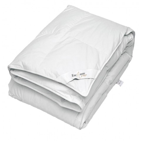 Comforters & Bedspreads| Enchante Home Luxury European White Solid King Comforter (Cotton with Down Fill) - EP01822