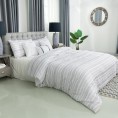 Comforters & Bedspreads| Glitzhome Multi-colored Stripe Full/Queen Comforter (Cotton with Polyester Fill) - PV35622
