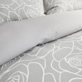 Comforters & Bedspreads| Hastings Home Comforter Set Gray Floral King Comforter (Polyester with Polyester Fill) - EA79666