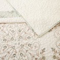 Comforters & Bedspreads| Mary Jane's Home Vintage Treasure Off-White Reversible Queen Bedspread (Cotton with Cotton Fill) - MZ10409