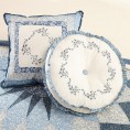 Comforters & Bedspreads| Modern Heirloom Charlotte Blue Reversible King Bedspread (Cotton with Cotton Fill) - CQ31865