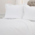 Comforters & Bedspreads| Rizzy Home Arwen Queen Quilt White Solid Queen Quilt (Cotton with Polyester Fill) - TB71365