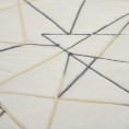 Comforters & Bedspreads| Rizzy Home Julian King Quilt Ivory Abstract King Quilt (Cotton with Polyester Fill) - AR04120