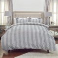 Comforters & Bedspreads| Rizzy Home Katherine Grace Standard Sham Ivory Stripe Queen Duvet (Linen with Fill) - EO20066