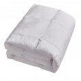 Comforters & Bedspreads| Scott Living Down Alternative Tencel and Polyester Comforter White Solid Full/Queen Comforter (Cotton with Polyester Fill) - DI49030
