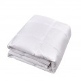 Comforters & Bedspreads| Scott Living White Down Fiber Comforter White Solid Full/Queen Comforter (Cotton with Down Fill) - OV86435