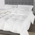 Comforters & Bedspreads| Sleep Solutions by Westex White Solid King Comforter (Cotton with Down Fill) - IK27982