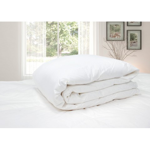 Comforters & Bedspreads| Sleep Solutions by Westex White Solid King Comforter (Cotton with Down Fill) - WV37114