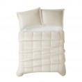 Bedding Sets| Cannon Cannon Heritage Solid 3-Piece Ivory King Comforter Set - EX03647