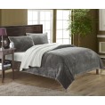Bedding Sets| Chic Home Design Evie 3-Piece Grey Queen Bedspread Set - LK98254