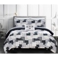 Bedding Sets| Chic Home Design Utopia 8-Piece Black Queen Duvet Cover Set - RZ37783