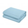 Bedding Sets| Chic Home Design Weaverland 7-Piece Blue Queen Quilt Set - JN92675