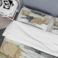Bedding Sets| Designart 3-Piece Black King Duvet Cover Set - AA78559