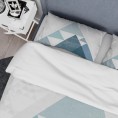 Bedding Sets| Designart 3-Piece Blue King Duvet Cover Set - RK34260