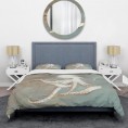 Bedding Sets| Designart 3-Piece Blue Twin Duvet Cover Set - FG95464