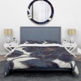 Bedding Sets| Designart 3-Piece Blue Twin Duvet Cover Set - PB39750