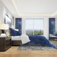 Bedding Sets| Designart 3-Piece Blue Twin Duvet Cover Set - ZN81458