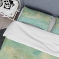 Bedding Sets| Designart 3-Piece Green Queen Duvet Cover Set - FQ61856
