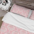 Bedding Sets| Designart 3-Piece Pink Queen Duvet Cover Set - AH73161
