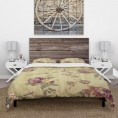 Bedding Sets| Designart 3-Piece Purple Twin Duvet Cover Set - HT81471