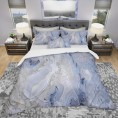Bedding Sets| Designart 3-Piece White King Duvet Cover Set - TF03356