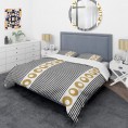 Bedding Sets| Designart Designart Duvet covers 3-Piece Black Queen Duvet Cover Set - JL87796