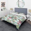 Bedding Sets| Designart Designart Duvet covers 3-Piece Blue King Duvet Cover Set - BM48177