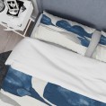 Bedding Sets| Designart Designart Duvet covers 3-Piece Blue Queen Duvet Cover Set - CC64333