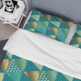 Bedding Sets| Designart Designart Duvet covers 3-Piece Blue Twin Duvet Cover Set - GK93977