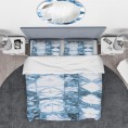 Bedding Sets| Designart Designart Duvet covers 3-Piece Blue Twin Duvet Cover Set - UM81934
