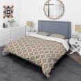 Bedding Sets| Designart Designart Duvet covers 3-Piece Green Queen Duvet Cover Set - KT70632