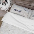Bedding Sets| Designart Designart Duvet covers 3-Piece Green Queen Duvet Cover Set - NH05789