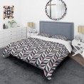 Bedding Sets| Designart Designart Duvet covers 3-Piece Pink King Duvet Cover Set - XE50786
