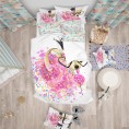 Bedding Sets| Designart Designart Duvet covers 3-Piece Pink Twin Duvet Cover Set - IH11280