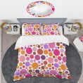 Bedding Sets| Designart Designart Duvet covers 3-Piece Pink Twin Duvet Cover Set - TH23500