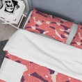 Bedding Sets| Designart Designart Duvet covers 3-Piece Red Queen Duvet Cover Set - GM32725