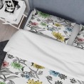 Bedding Sets| Designart Designart Duvet covers 3-Piece White Twin Duvet Cover Set - ZW60008