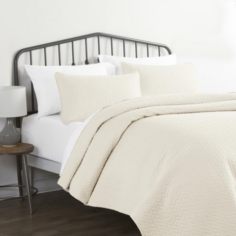 Bedding Sets| Ienjoy Home Home 2-Piece Ivory Twin/Twin XL Quilt Set - ZK65968