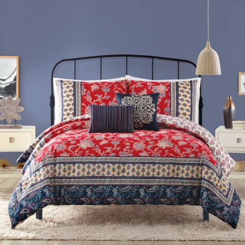 Bedding Sets| Indigo Bazaar Marbella 5-Piece King Comforter Set - GG83562