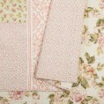 Bedding Sets| Mary Jane's Home Sweet Blooms Pink King Quilt Set - VY89327