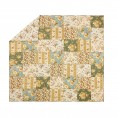 Bedding Sets| Modern Heirloom Floral patch qlt st 3-Piece Ivory Full/Queen Quilt Set - NK00370