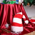 2 Pieces Red and White Striped Santa Hat Christmas Long Felt Xmas Hats for Christmas New Year Party Decorations Classic Cosplay Costume