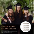 ABOOFAN 24Pcs Graduation Cone Hat Circular Cone Party Hats Fun Celebration Graduation Party Props 2022 Graduation Decorations